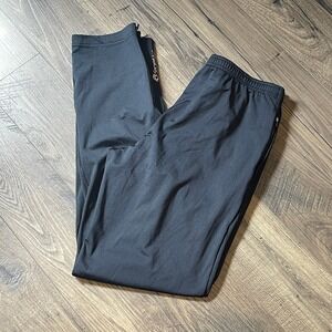 SportHill Womens Black Running Pants Athletic Zipper Ankle Pockets Size Medium